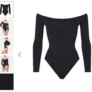 SKIMS ESSENTIAL OFF THE SHOULDER BODYSUIT